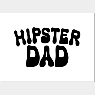 Hipster dad funny typo vintage Posters and Art